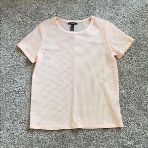 Forever 21 Pink Mesh Top